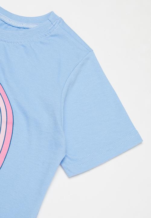 Pop Candy - Girls printed tee - blue 