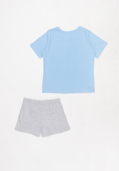 Pop Candy - Girls pyjamas set - grey & blue