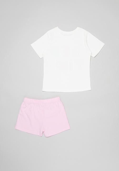 Pop Candy - Girls pyjamas set - milk & pink 