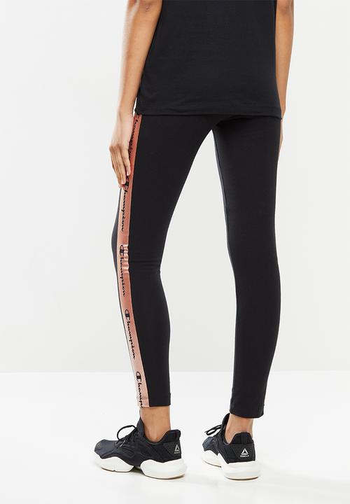 Champion - Legacy leggings - black & rose gold 