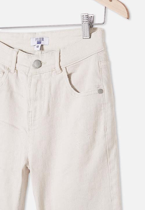 Free by Cotton On - Boys bermuda dnm short - ecru
