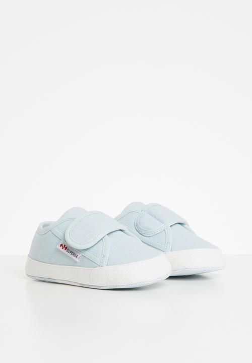 SUPERGA - Baby soft shoes - light blue