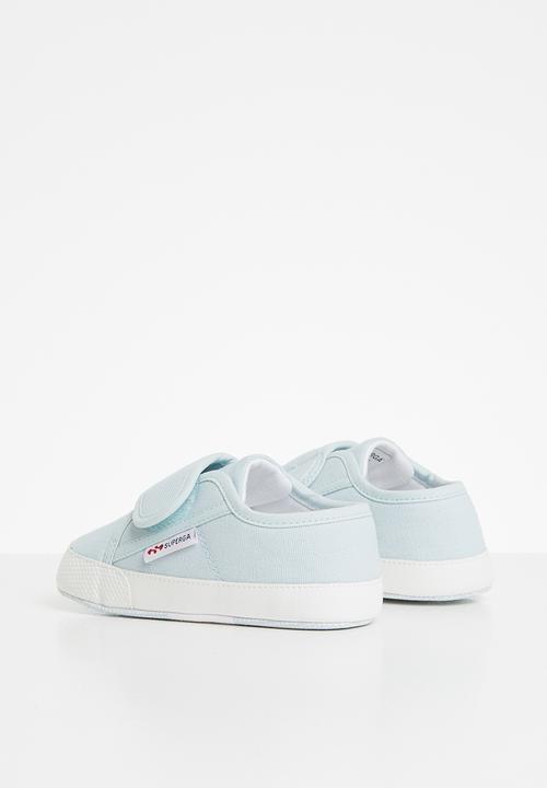 SUPERGA - Baby soft shoes - light blue