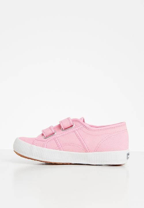 SUPERGA - Classic canvas velcro - cotton candy