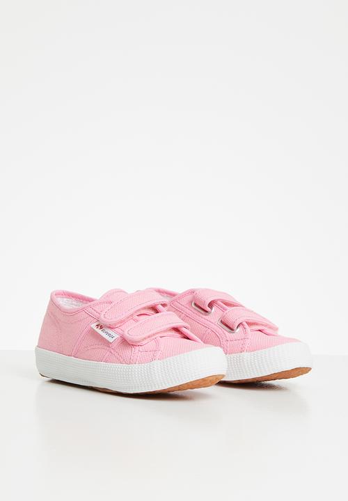 SUPERGA - Classic canvas velcro - cotton candy