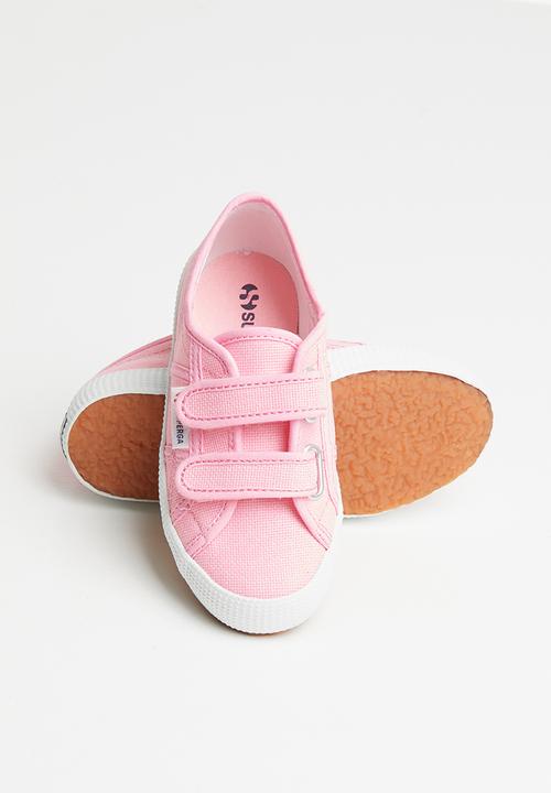 SUPERGA - Classic canvas velcro - cotton candy