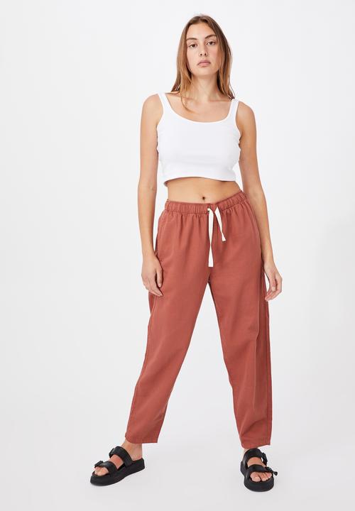 Cotton On - Everyday pants - warm bronze