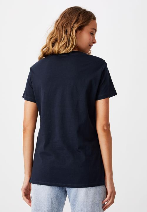 Cotton On - Classic slogan T-shirt - moonlight