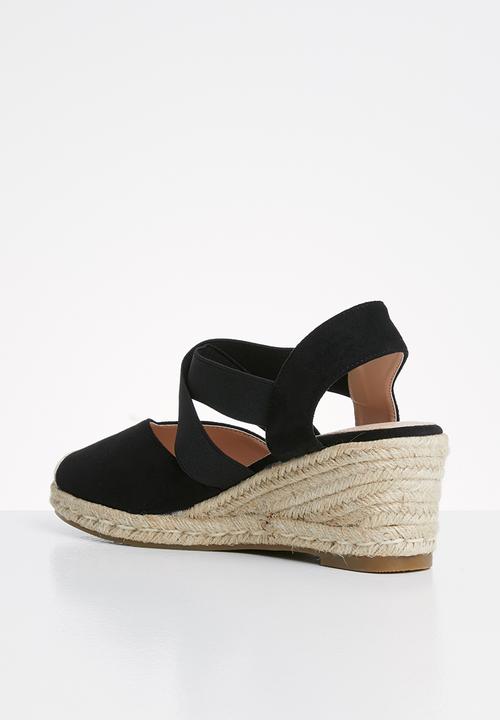 Butterfly Feet - Alton wedge - black