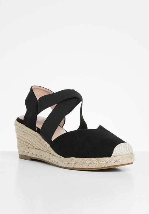 Butterfly Feet - Alton wedge - black