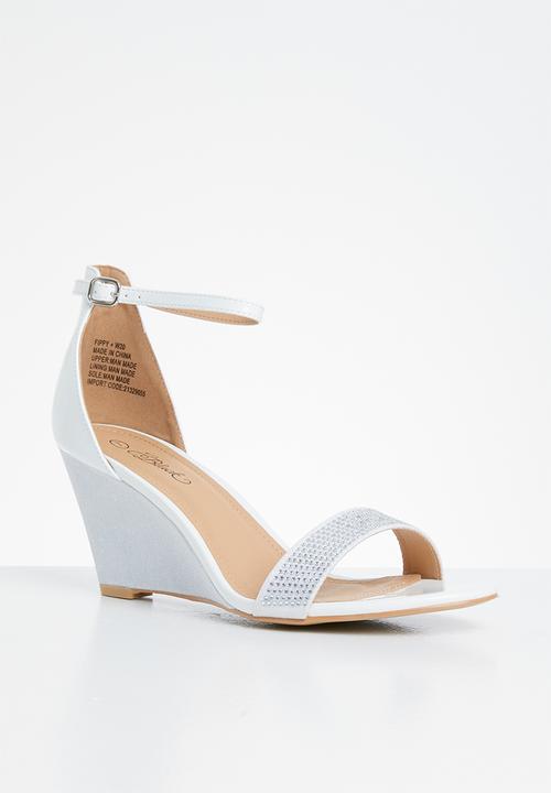 Miss Black - Fippy wedge - white