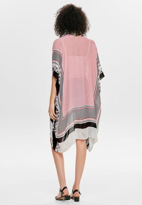 ONLY - Bianca weaved kimono - calypso coral