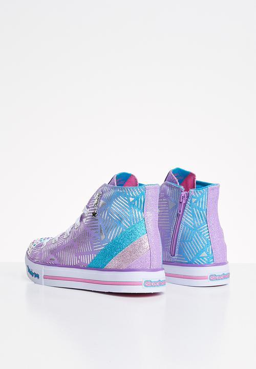 Skechers - Step up-glitzy kicks - purple & blue 