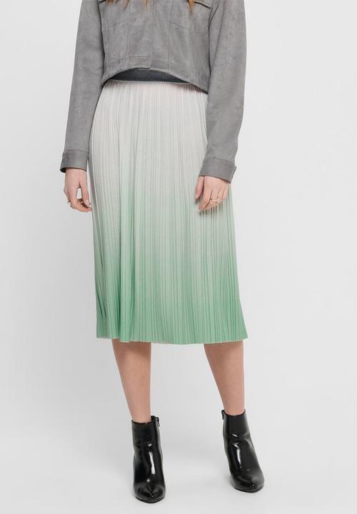 ONLY - Dippy skirt - green