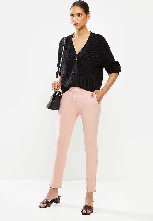 MANGO - Regular fit pants - pink 