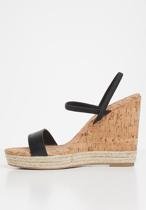 Call It Spring - Hanenburg wedge - black 