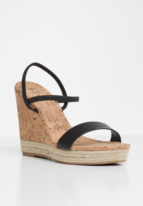 Call It Spring - Hanenburg wedge - black 