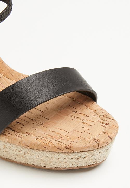 Call It Spring - Hanenburg wedge - black 