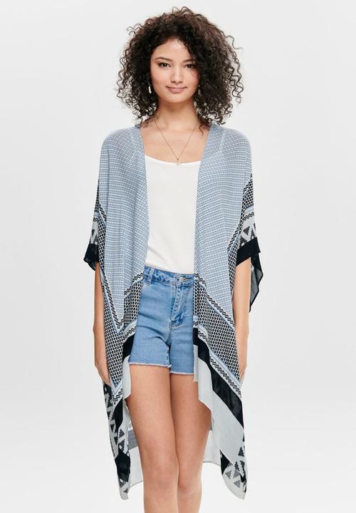 ONLY - Blanca weaved kimono - cloud dancer