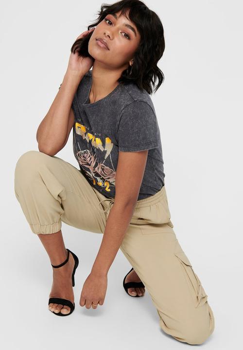 ONLY - Sanni woven pants - tan
