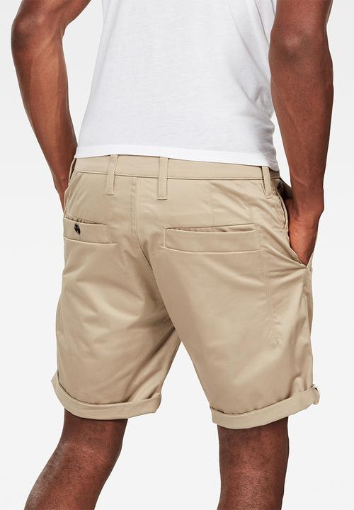 G-STAR - Bronson straight 1\2 shorts - dune