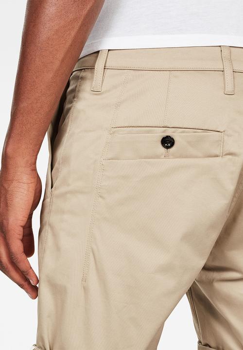 G-STAR - Bronson straight 1\2 shorts - dune