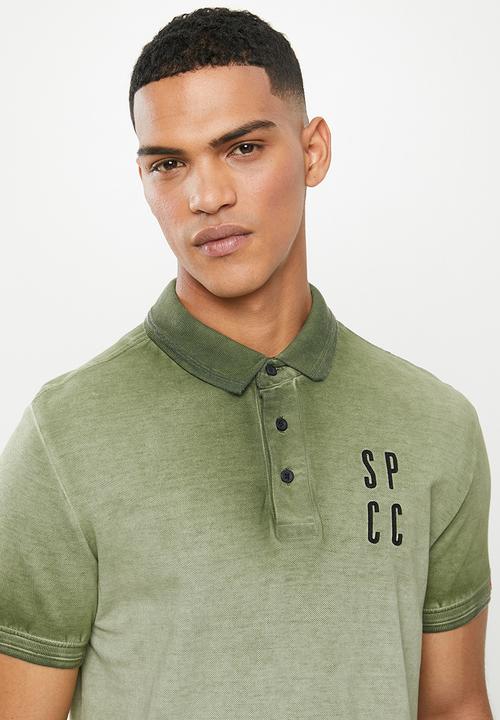 S.P.C.C - Chester premium golfer polo - green 