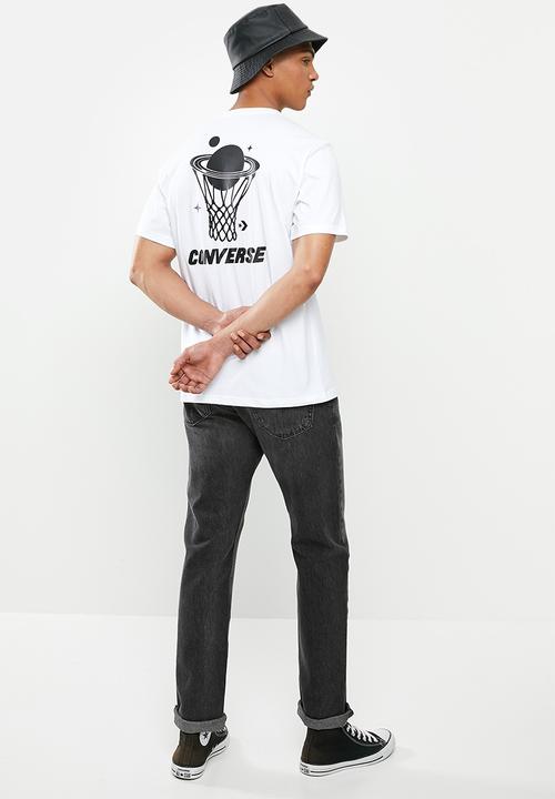 Converse - Converse planet hoop tee - white