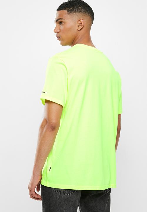 Converse - Converse outlined sc tee - neon yellow 