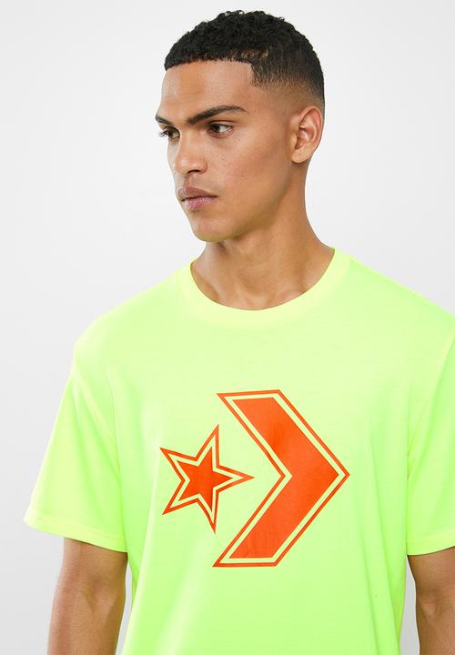 Converse - Converse outlined sc tee - neon yellow 