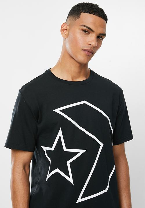 Converse - Converse tilted sc tee - black