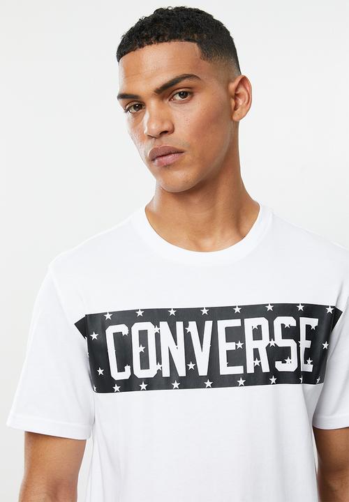 Converse - Star block tee - white 