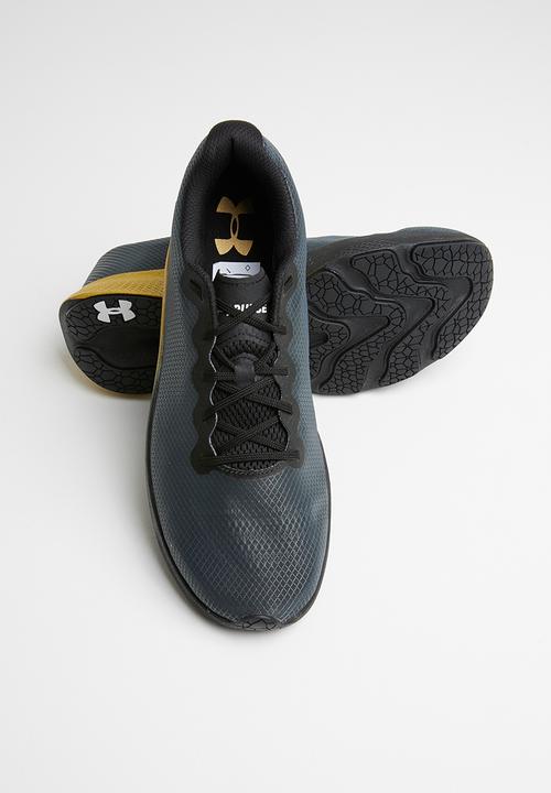 Under Armour - UA charged pulse - black & metallic gold luster