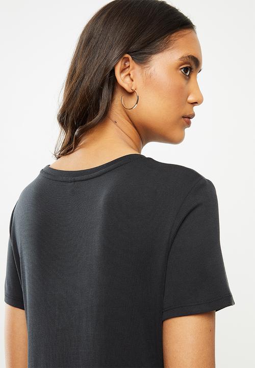 ONLY - Willow life short sleeve dress - black