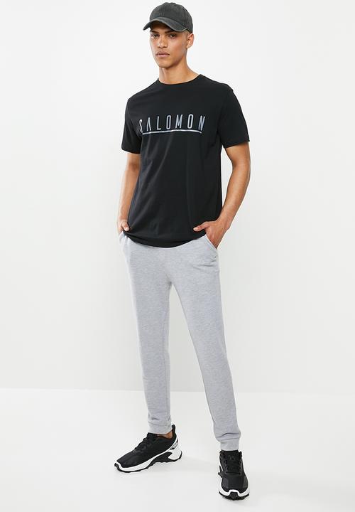 Salomon - Underscore short sleeve tee  - black