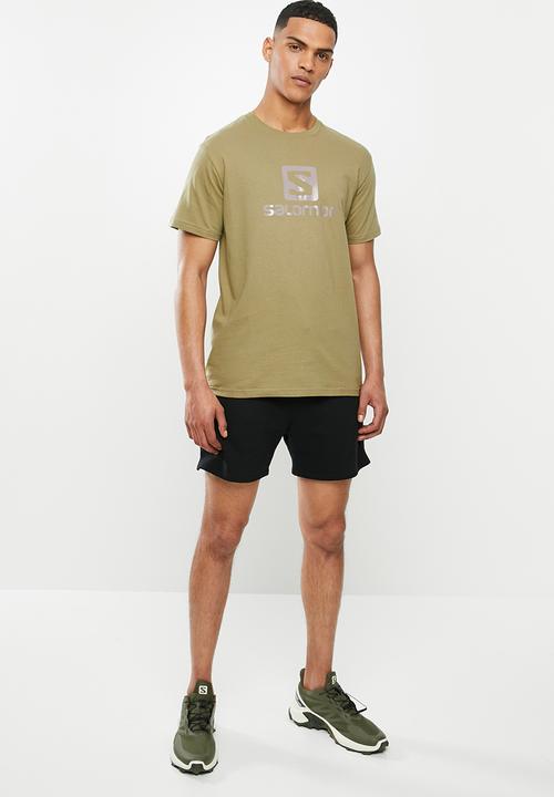 Salomon - Achieve short sleeve tee  - gravel