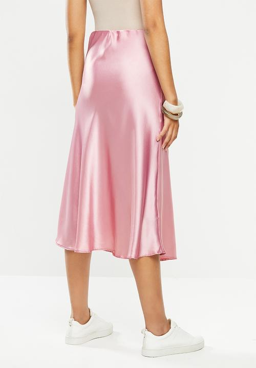 STYLE REPUBLIC - Satin skirt - pink
