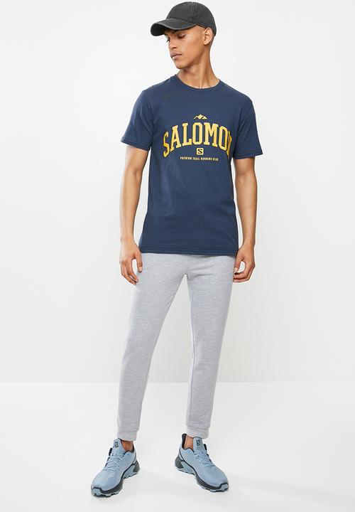 Salomon - Eddy short sleeve tee m - navy 