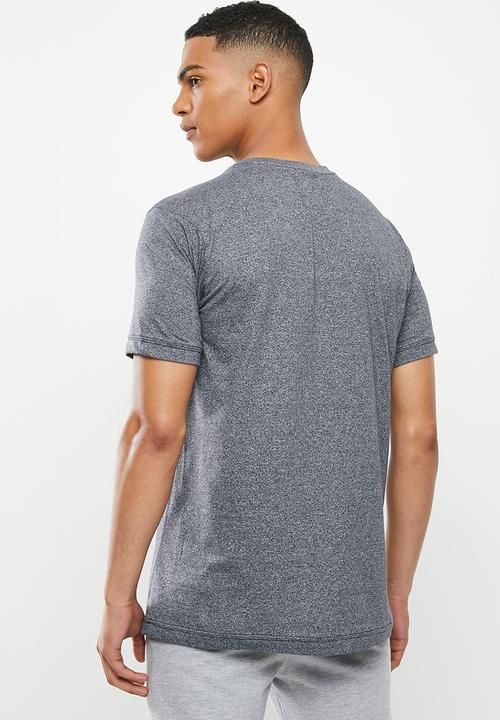 Salomon - Explorer short sleeve tee  m - blue & white 