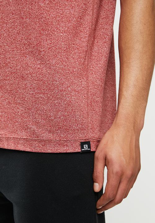 Salomon - Explorer short sleeve tee - red