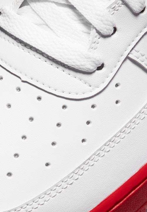 Nike - Air Force 1 '07 - white / university red-white