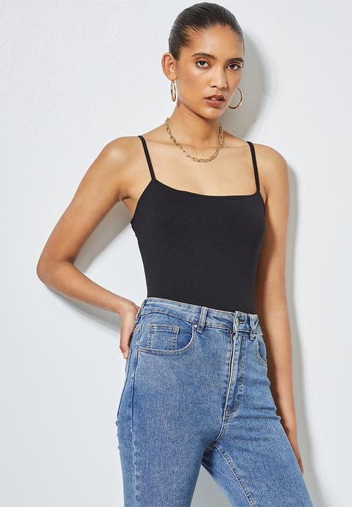 Superbalist - 3 Pack  cotton lycra squareneck cami's - multi 