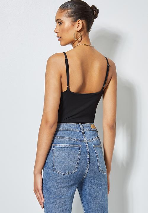 Superbalist - 3 Pack  cotton lycra squareneck cami's - multi 