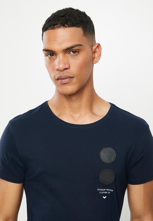 S.P.C.C - Tallis fashion straight hem T-shirt - navy