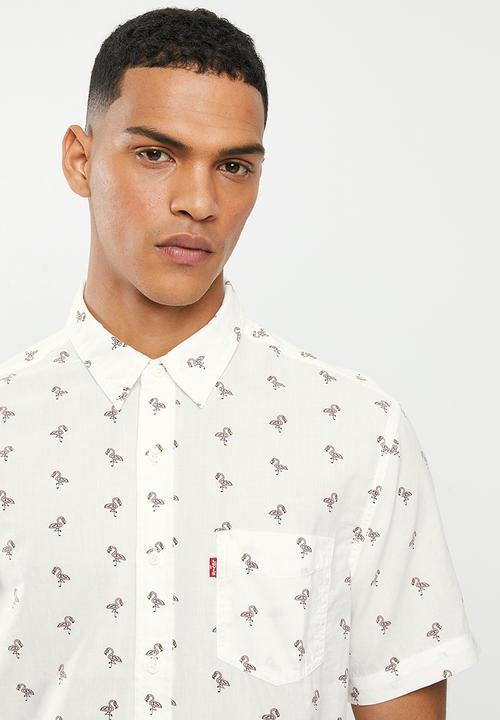 Levi’s® - Classic 1 pkt standrd cartoon ss shirt - white