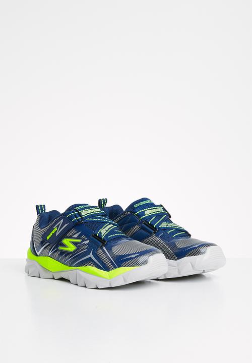 Skechers - Electronz - navy & lime