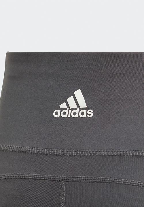 adidas Originals - Bold high rise tights - Grey Six / Semi Solar Pink / White