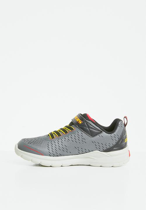 Skechers - Erupters ii- lava arc - charcoal & red