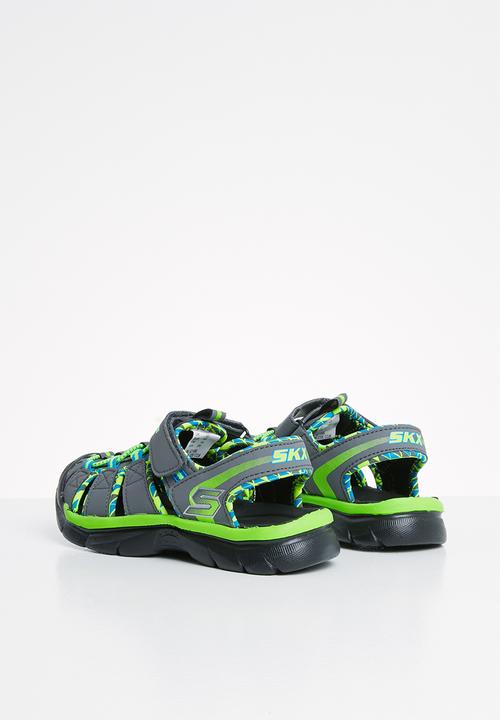 Skechers - Relix- trophix - charcoal & lime