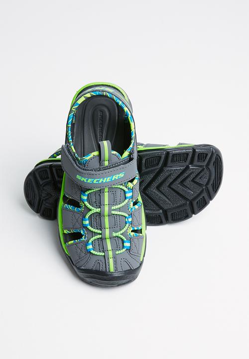 Skechers - Relix- trophix - charcoal & lime